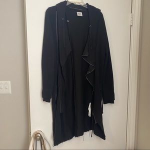 Zara techwear black dystopian unisex jacket